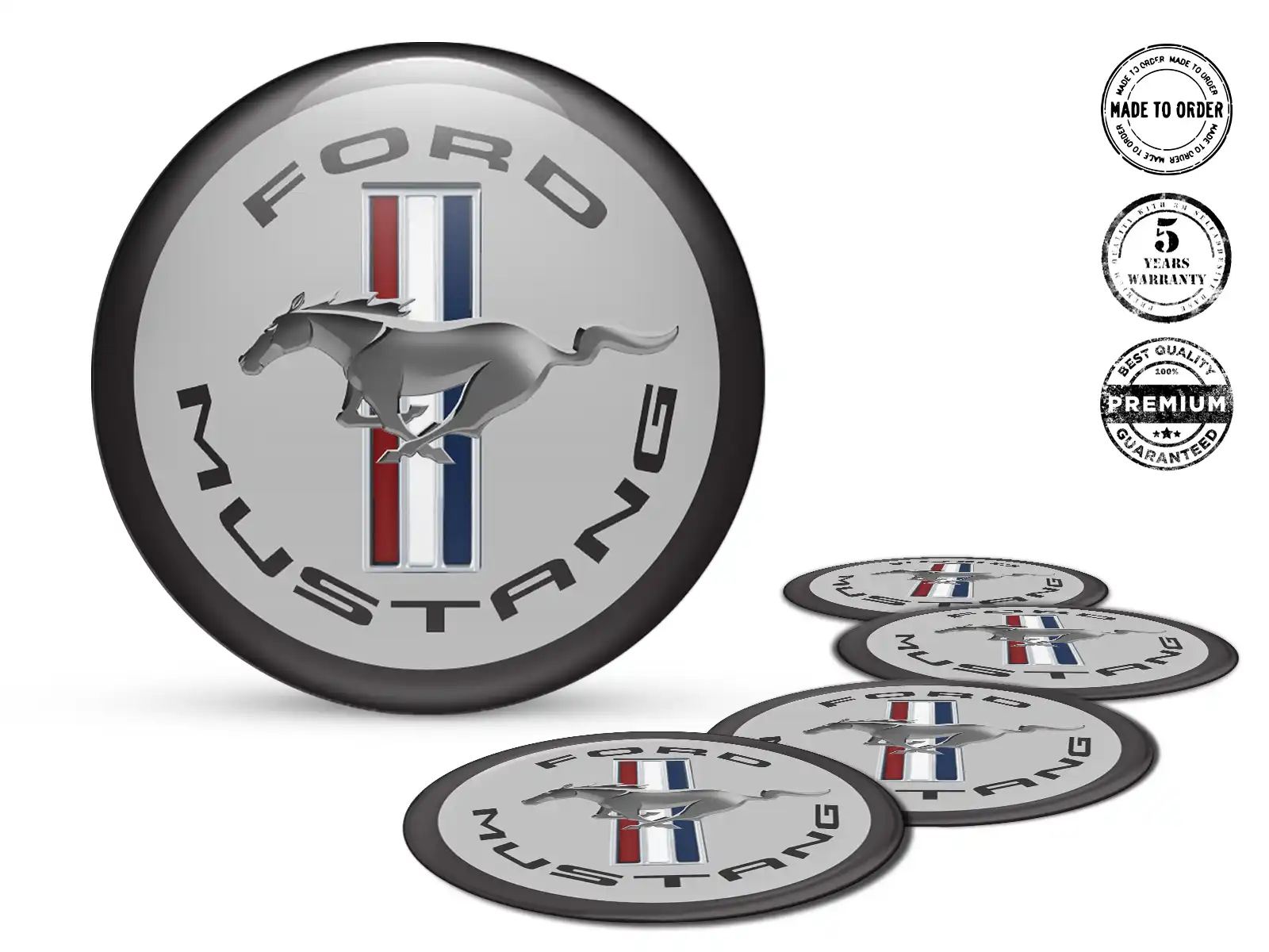 Ford Radplaketten Stil Individuelles Dome-Design